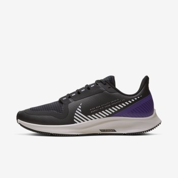 Nike Air Zoom Pegasus 36 Shield - Női Futócipő - Fekete/Lila/Titán